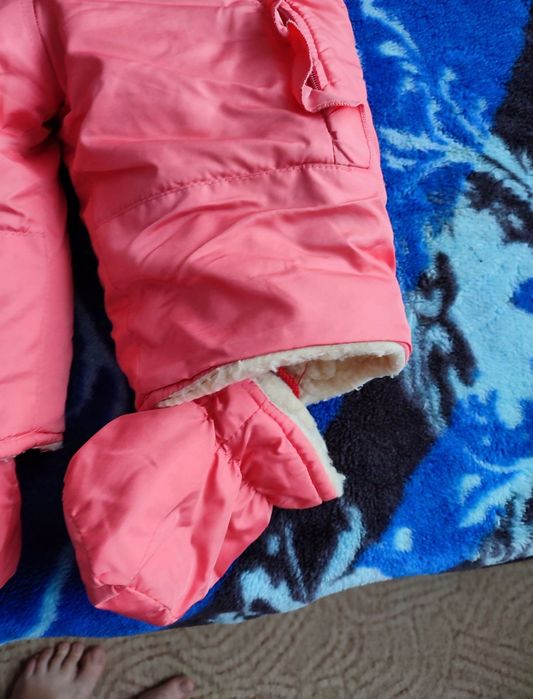 Комбінезон Зима на овчині для дівчинки 74-80