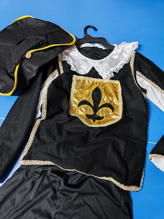 Fato de carnaval mosqueteiro