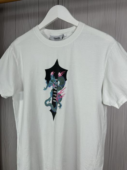 TRAPSTAR Dragon Big Logo футболка з гарним дизайном