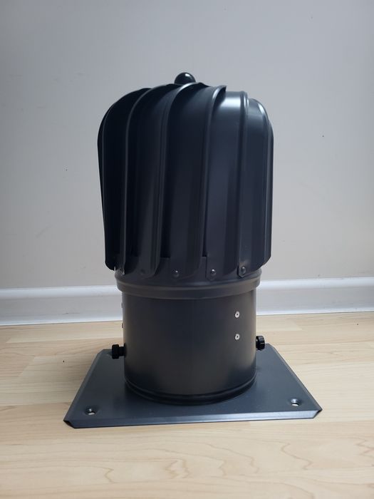 Nasada Obrotowa Podluzna Alu Fi 150 z Podstawą Malowana Antracyt