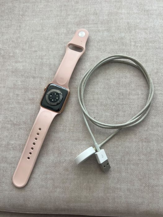 Relógio apple whatch serie 6 rosa gold