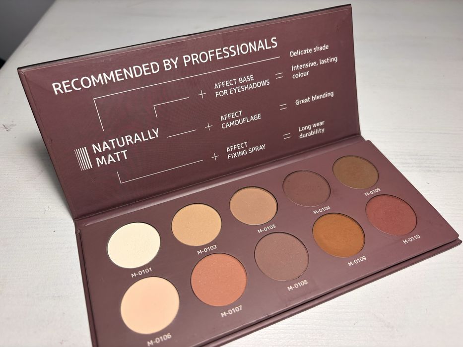 Paleta cieni Affect Naturally Matt