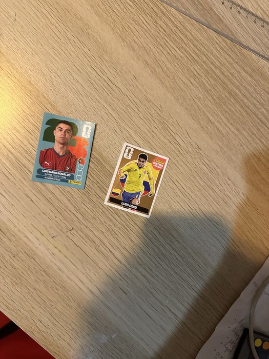 Extra sticker luis diaz/Cristiano Ronaldo