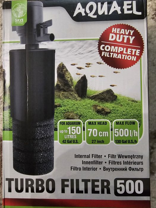 Внутренний фильтр AquaEl Turbo Filter 500 для аквариума до 150