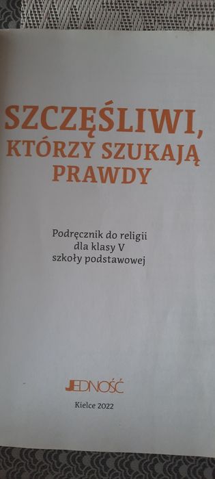 Książka do religi kl. 5