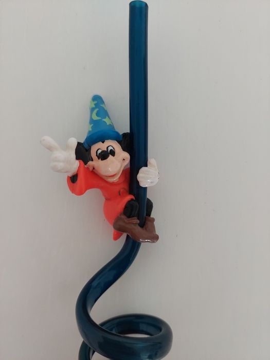 Mickey Mouse Myszka Miki słomka z figurką
