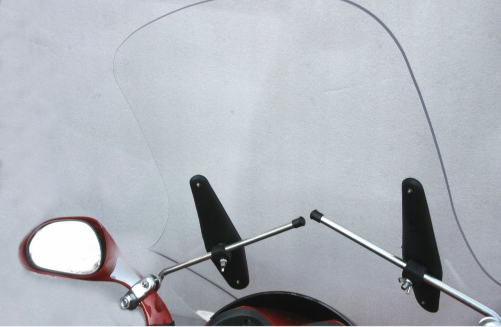 Szyba Owiewka Mocowania 2w1 Skuter Barton Junak Romet Cpi Keeway Sym *