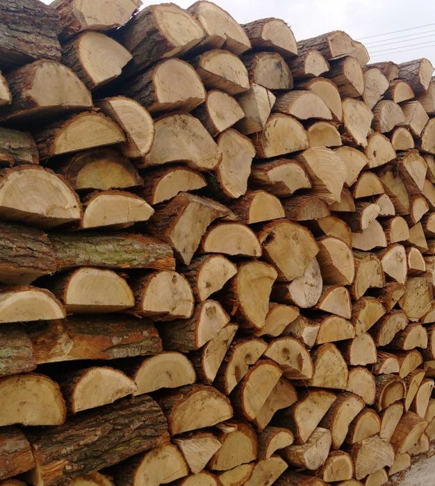 Drewno opałowe dębowe do CO  kominka dąb