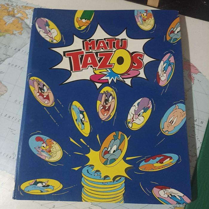 Caderneta Oficial Matu Tazos Matutano Anos 90 com 11 faltas