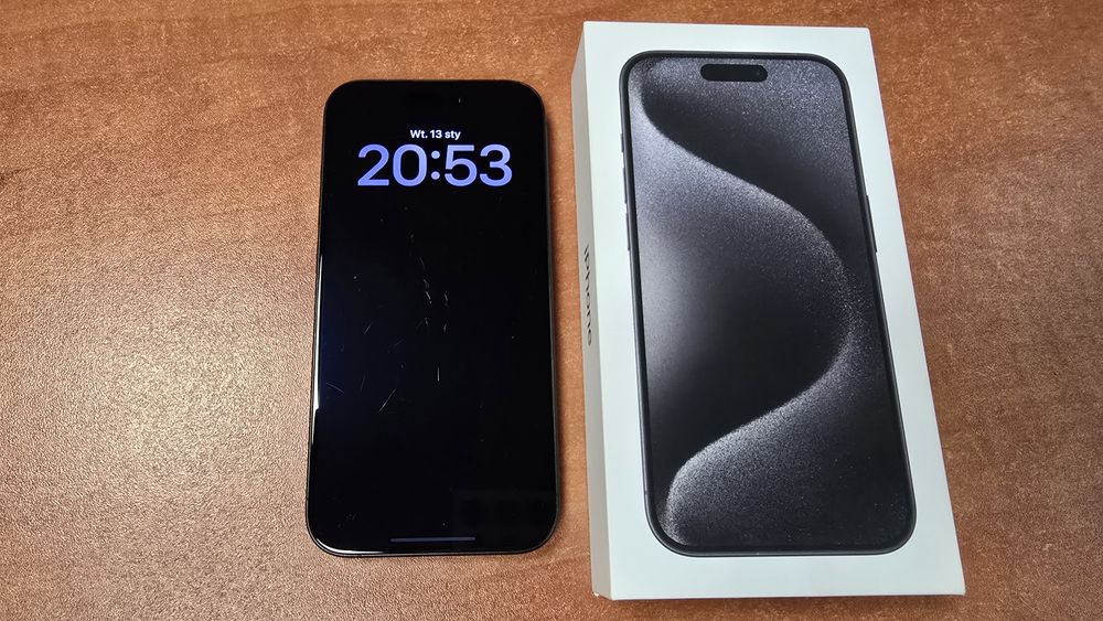 iPhone 15 Pro 128GB czarny, stan db