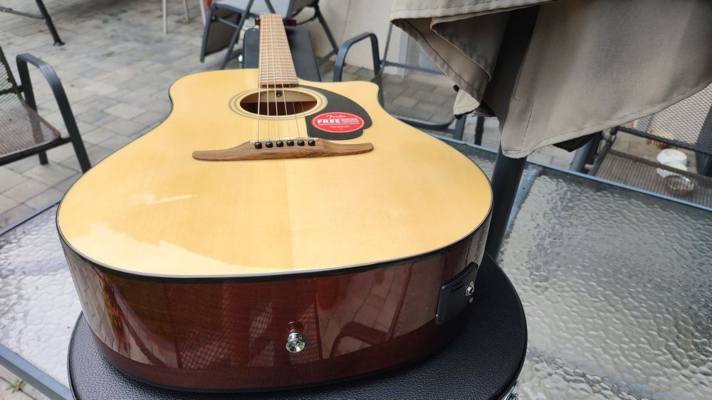 NOWA Fender California Standard Redondo CE NAT gitara elektroakustyczna CASE superwygodny instrument !!