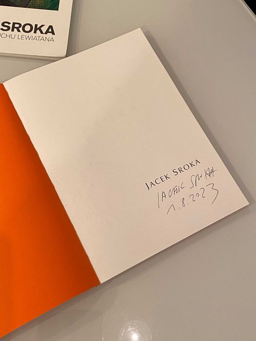 unikat 3 albumy Jacek Sroka odręczny rysunek autograf sztuka Kraków