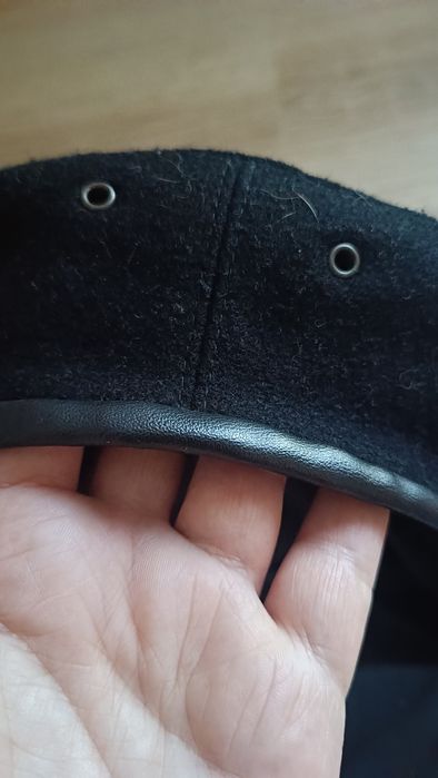 Beret harcerski czarny z linką rozmiar 56