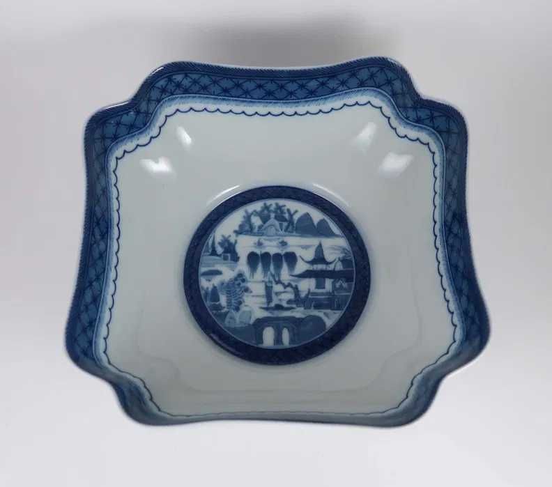 Saladeira Mottahedeh Blue Canton Vista Alegre