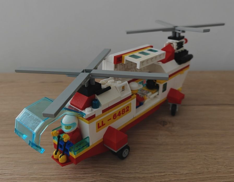 Lego 6482 helikopter ratunkowy Light & Sound 9V + instrukcja