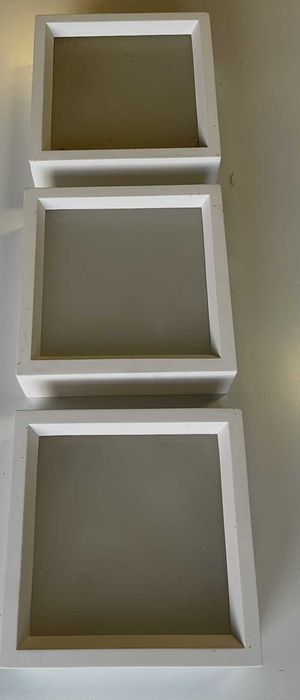3x Designerskie Oprawy Gipsowe SLV Plastra, E27, Plafony 3 sztuki, Okazja!