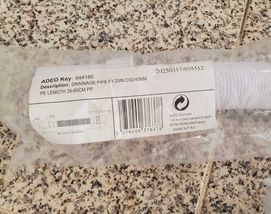 Tubos PVC Branco para Canalização