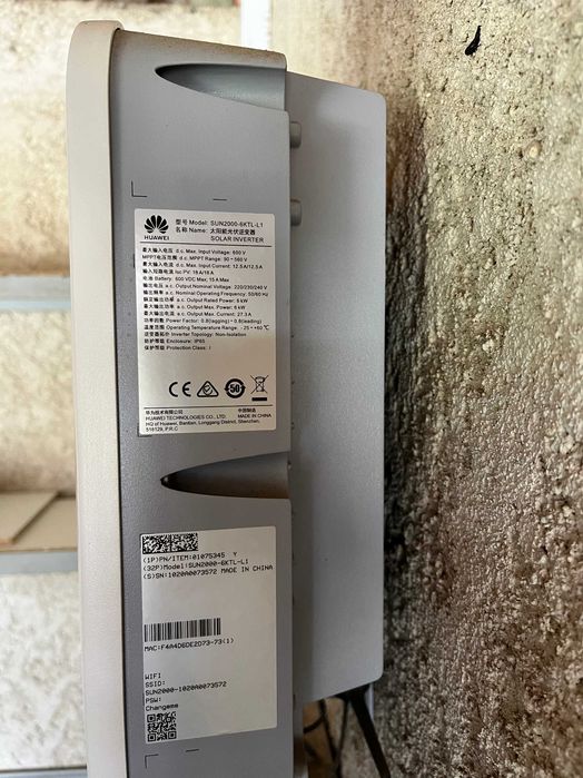 Huawei SUN2000 6KTL-L1 Grid-Tied Solar Inverter, Hybrid Single-Phase, Used64729960476673121