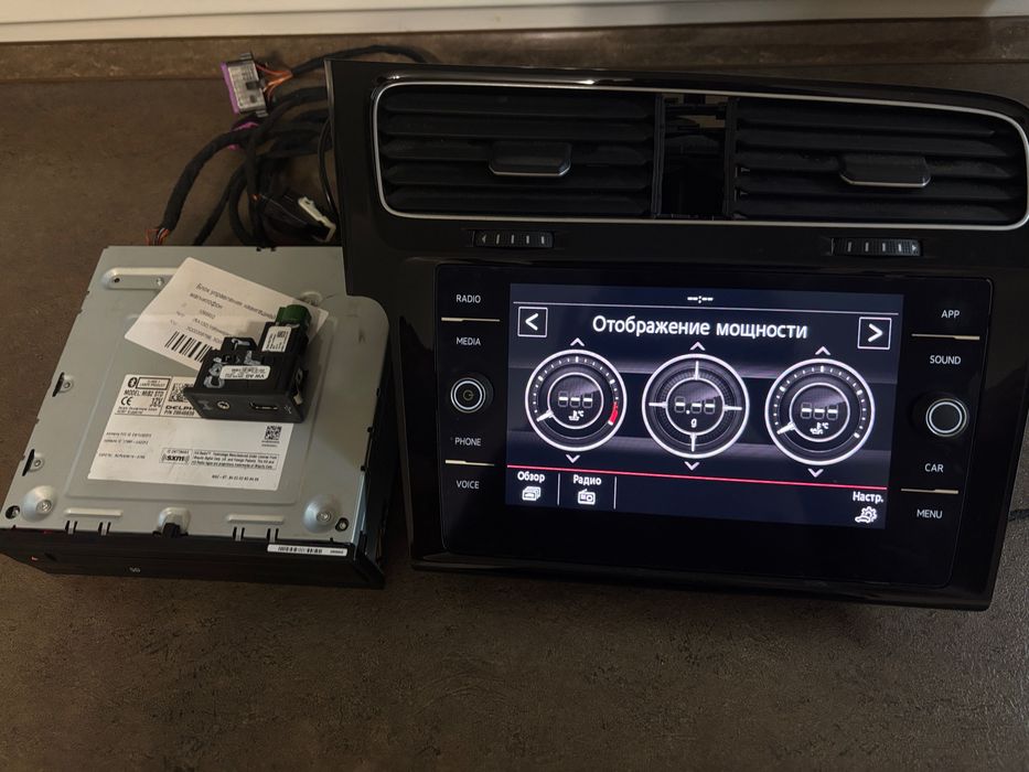 Магнітола VW MIB2 Composition Media CarPlay Golf GTI 7 Passat B8 Tiguan 2 Jetta 7 блок мультимедії  AndroidAuto навігація дисплей рамка