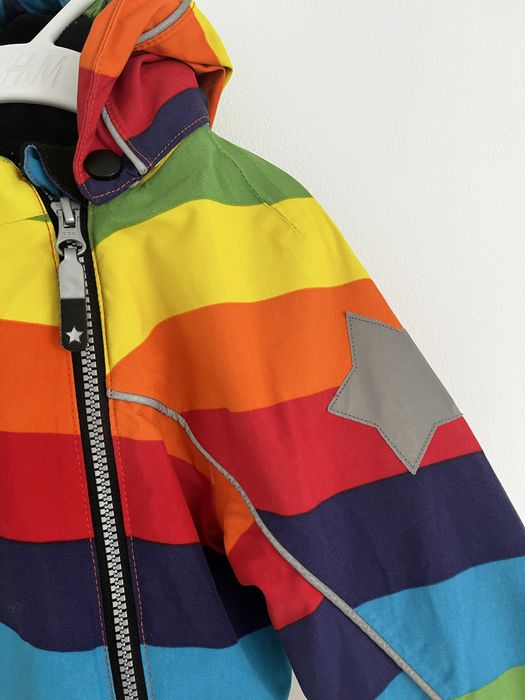 Kombinezon zimowy narciarski Molo Pyxis rainbow tęczowy kolorowy 80