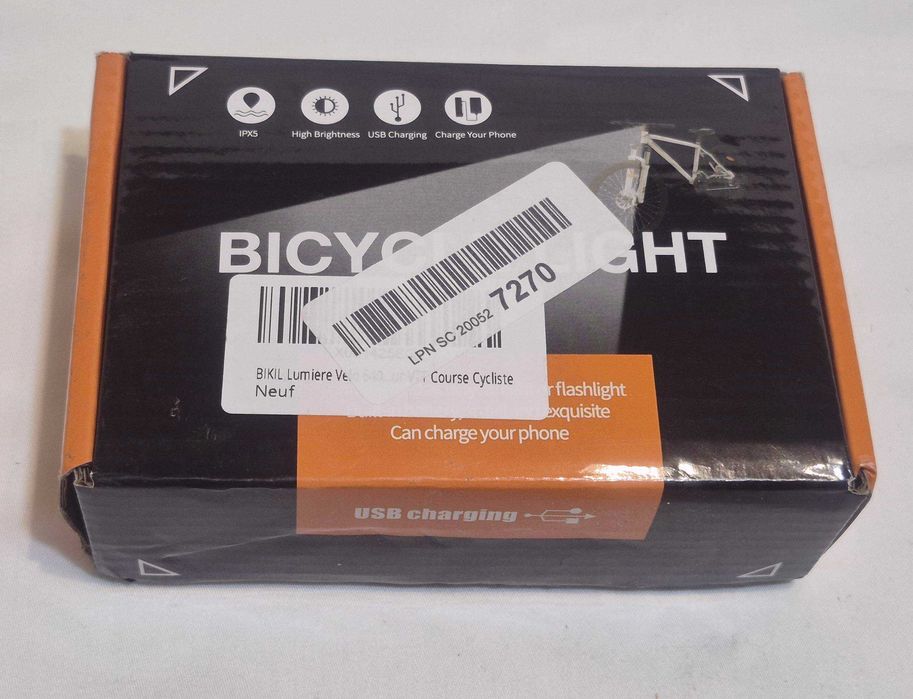 Ліхтарик на велосипед Grey's LED 2xCree XP-G 750lm 4000mAh micro USB