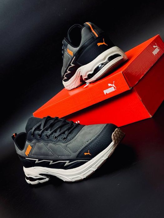 Кожаные кроссовки Puma/ качество и стиль - каждый день / мужские Пума