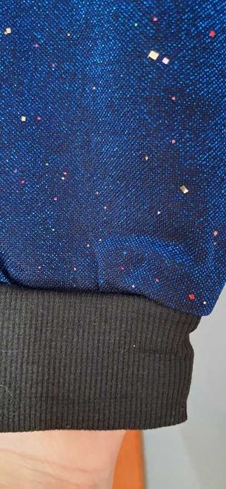 Новий костюм Adogirl, темно-синій, з блиском, джемпер + штани