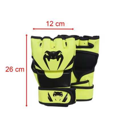 Luvas Venom couro 26cm por 12cm