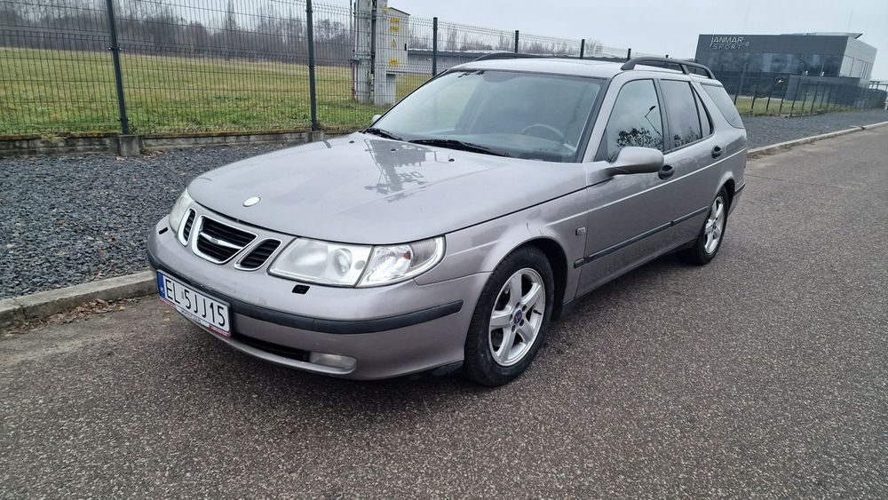 Saab 9-5 95 2.3T Automat Tempomat Hak Podgrzewane Wentylowane Skóry