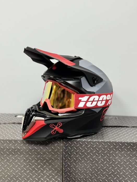 Мото шолом Exdrive !Окуляри в подарунок!