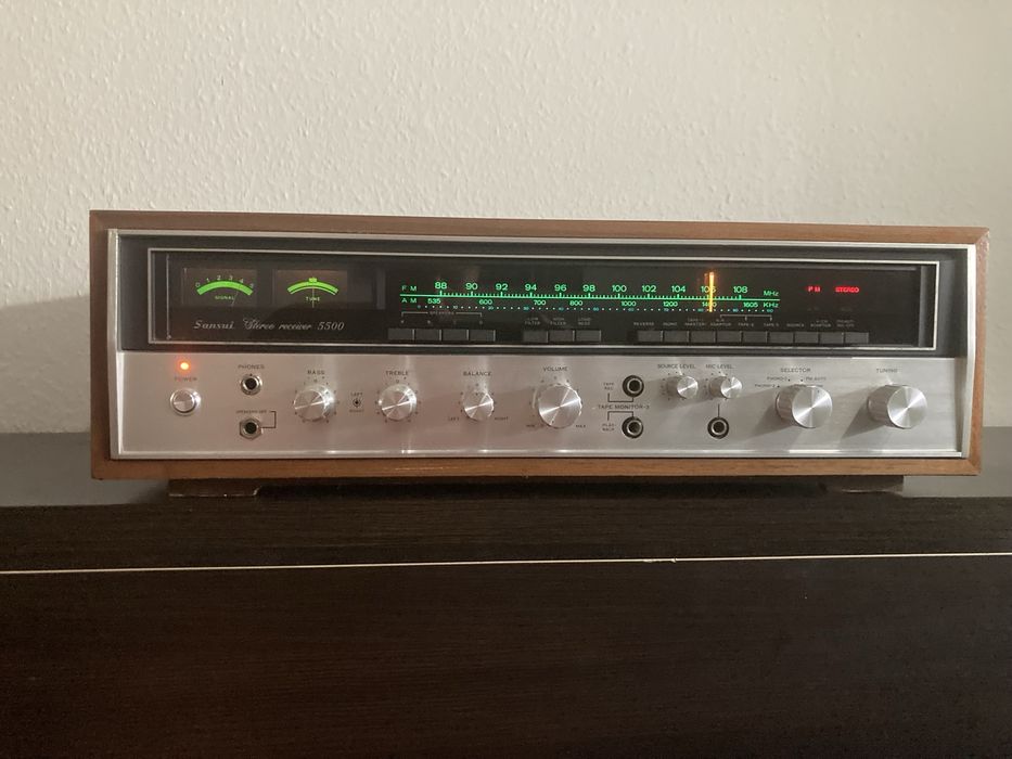 Sansui 5500 amplituner po serwisie