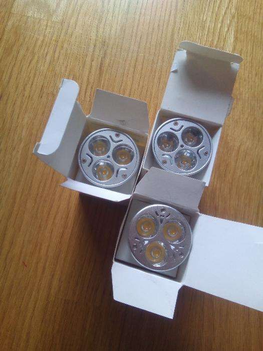 Focos LED 3W mr16 Amarelo