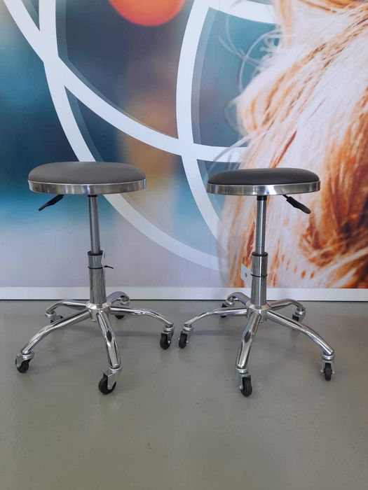 Banco de Estética e Beleza Cinza