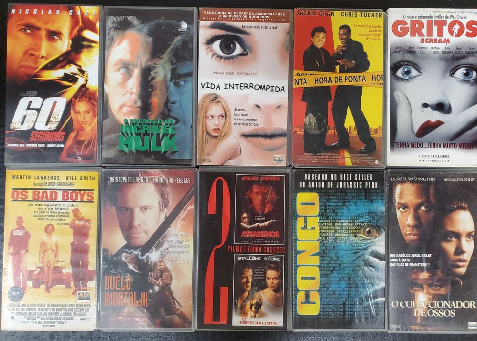 Cassetes filmes VHS