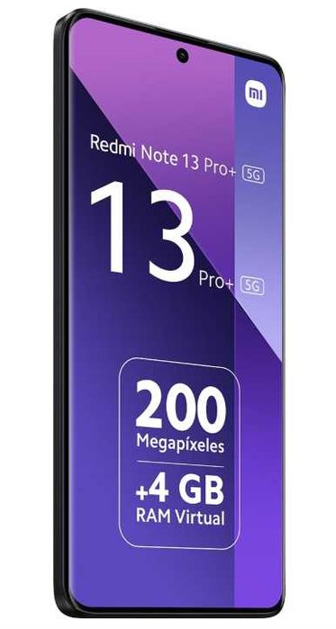 Xiaomi Redmi Note 13 Pro+ 5G, Dual, 512GB 12GB de RAM, Preto da Meia-Noite