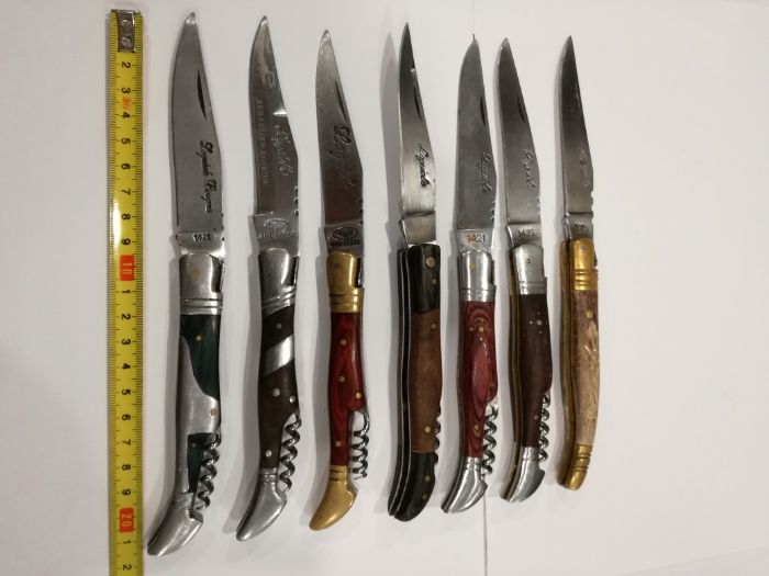 Canivetes Coleção Marca "Laguiole" Lote de 7 - Preço Unitário