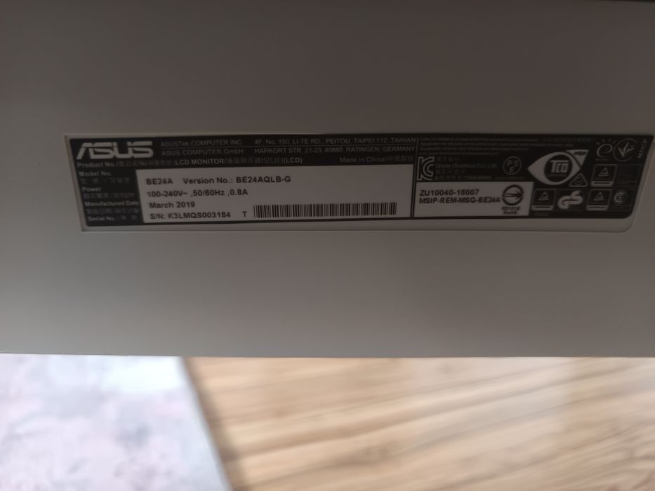 monitor Asus be24aqlb-g