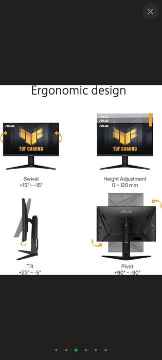 Монітор 27" Asus TUF Gaming VG27AQL3A