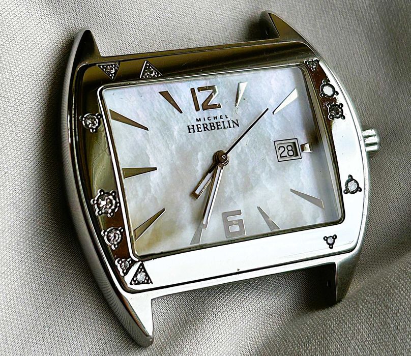 Michel Herbelin Diamonds Ref.12439 Swiss ETA Sapphire #rzadki#Unisex#