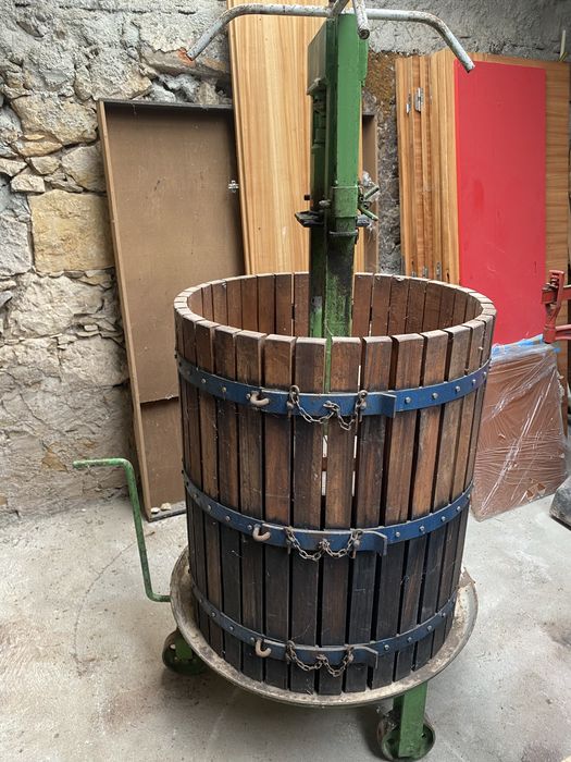 Prensa uvas hidráulica 15 ton