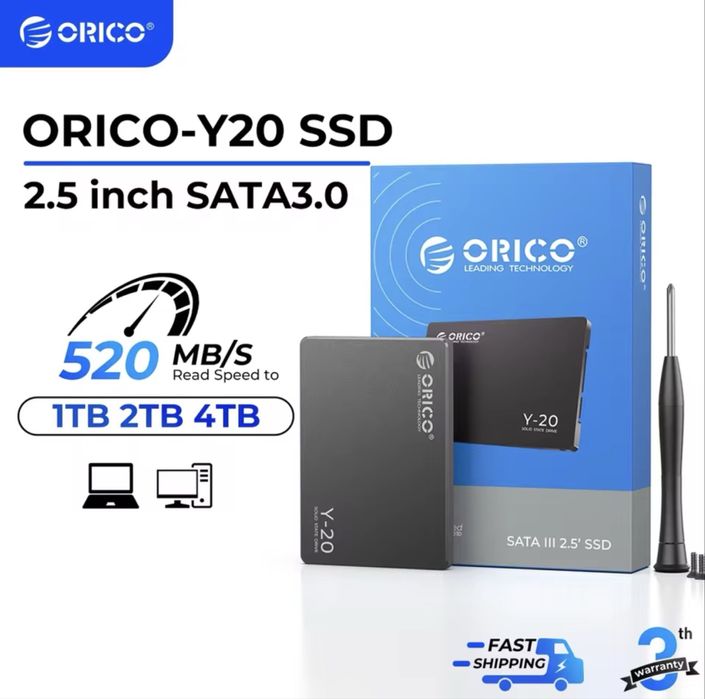 SSD-накопичувач Orico Bestos 128,256  m2 Sata 500MB/S