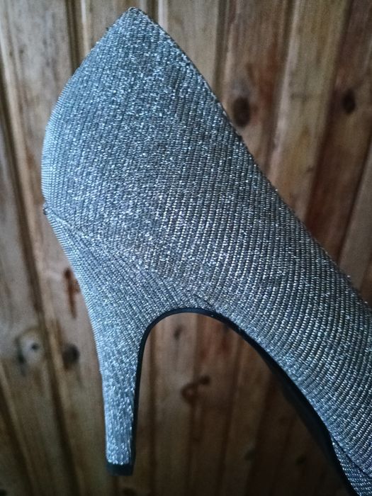 Buty wizytowe brokatowe