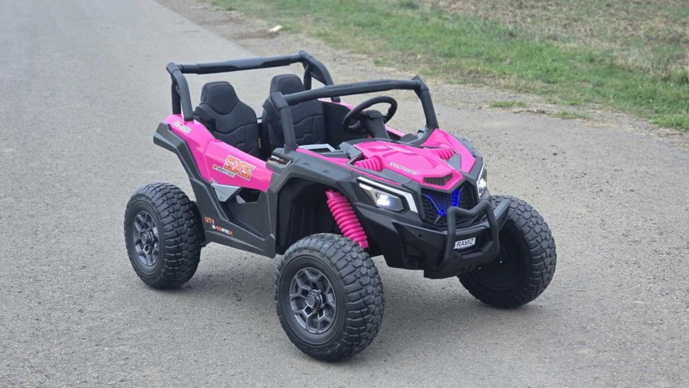 BUGGY SXS auto na akumulator XXL dwuosobowe różowe dla dziewczynki