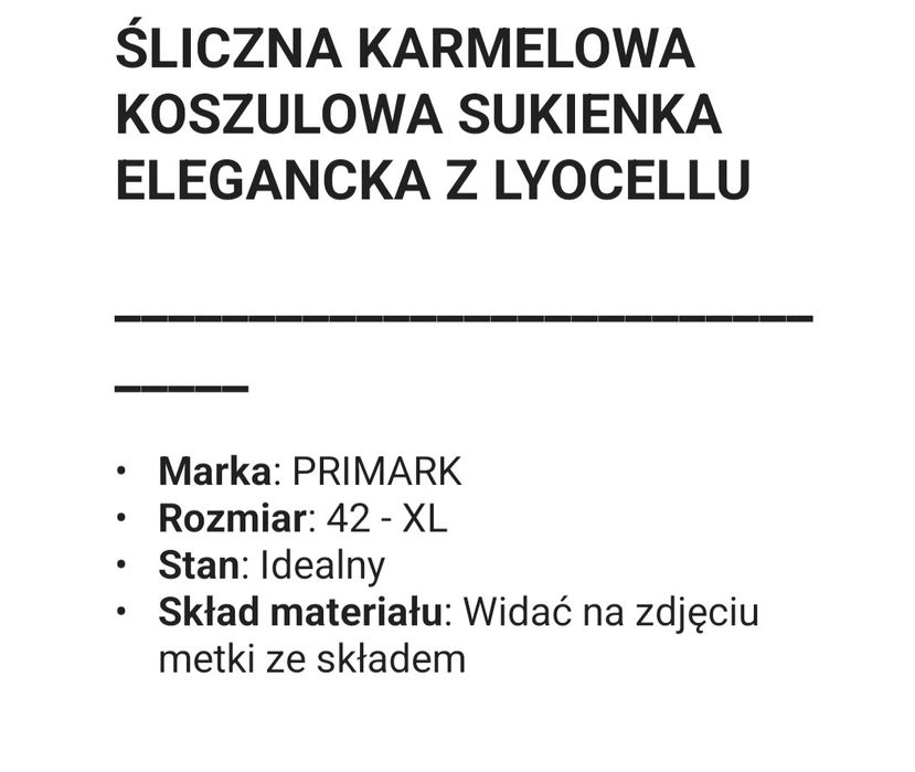 Piękna sukienka do kolana