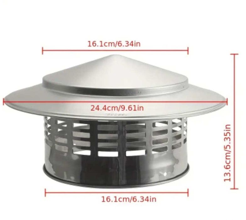 Metalowa osłona kominowa