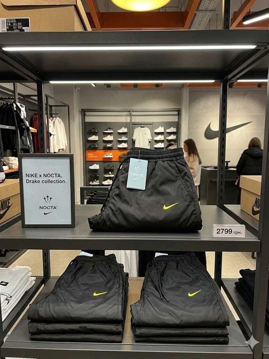 Найк Нокта Черные Штаны - Спортивні Штани Nike Nocta
