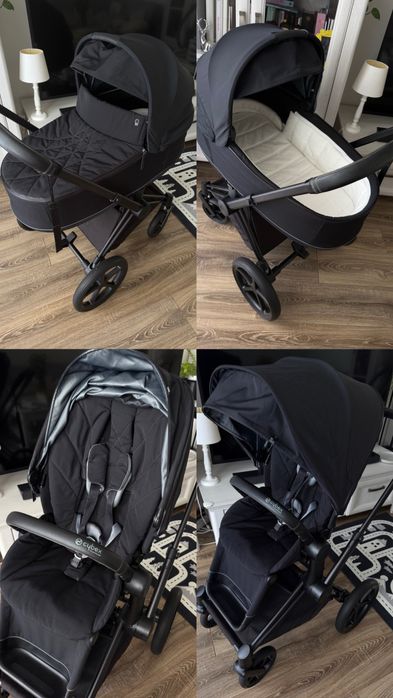 Cybex Priam 2.0 2 w 1 Matt black