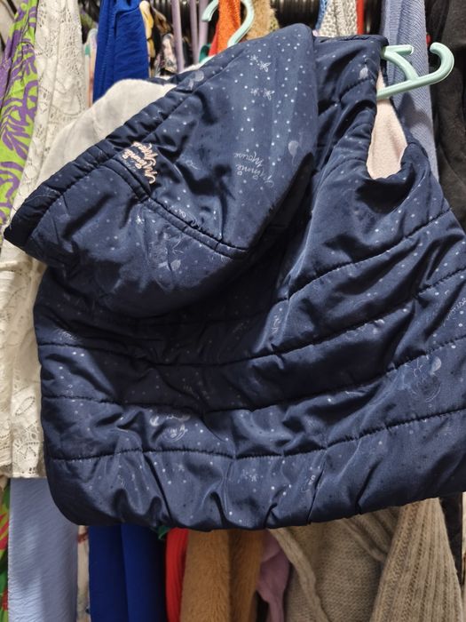 Bezrękawnik / kamizelka z kapturem Mini Mause r. 80