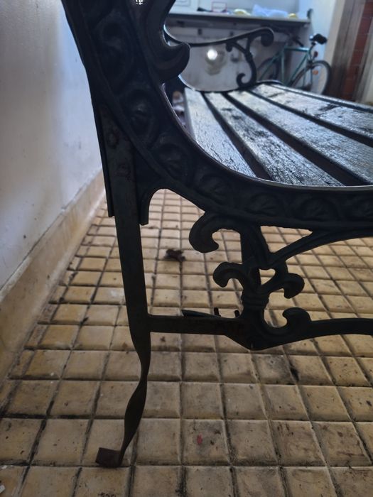 Banco do jardim.