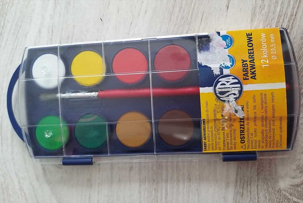 Nowe farby akwarelowe